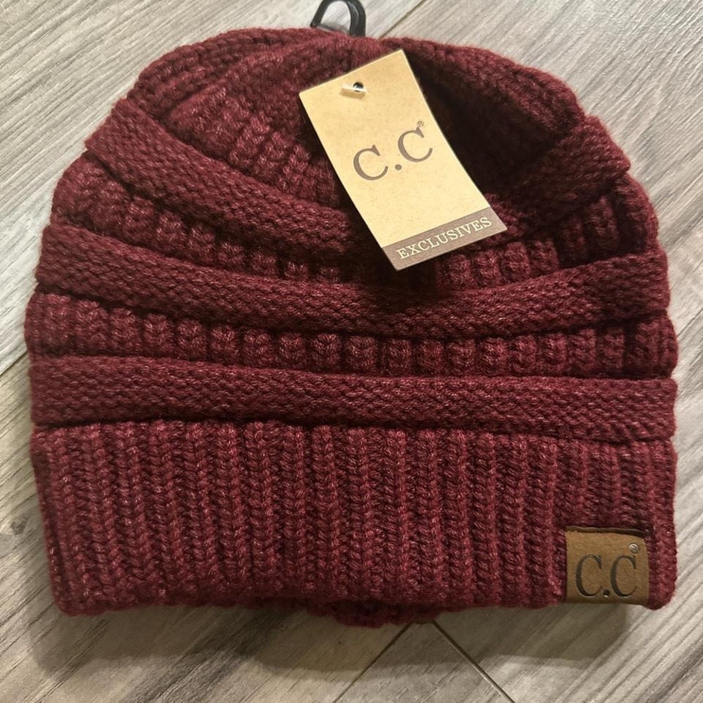 New CC Beanie Berry Colored Beanie Hat